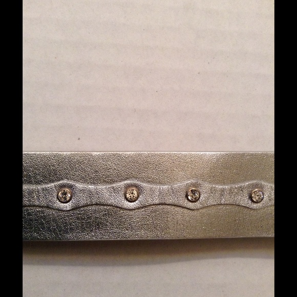 Silver Rhinestone Cuff - Picture 2 of 2