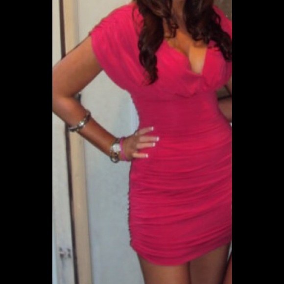 Hot Pink BCBG Dress
