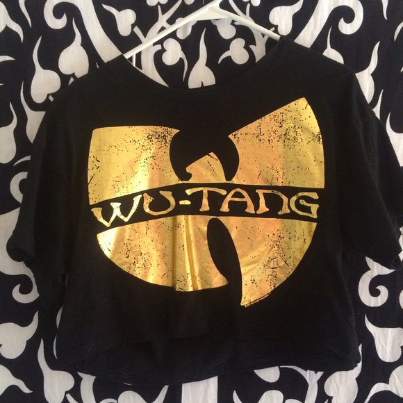 Wu tang cropped t shirt