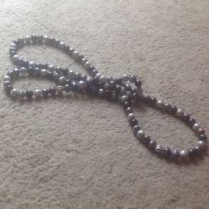 Long strand of pearls