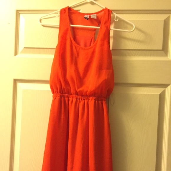 Orange dress