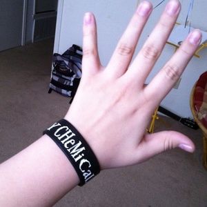 My chemical romance silicone wristband