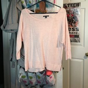 American Eagle relaxed pink sweater