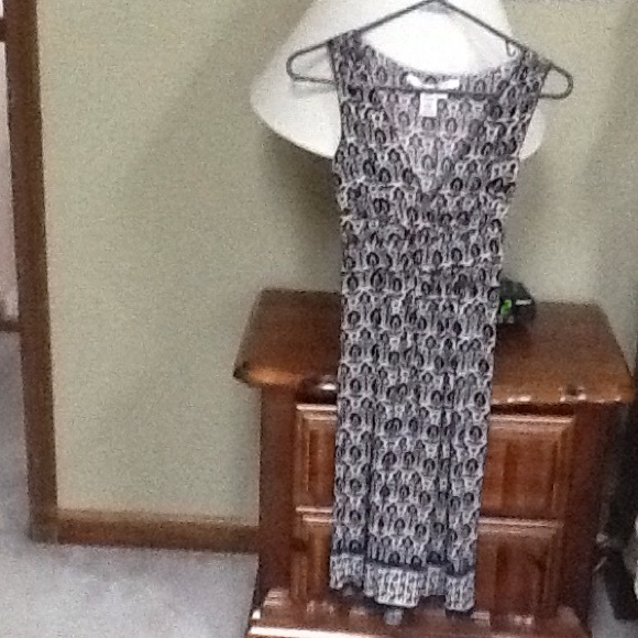 Black and white sundress.