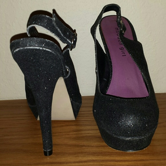 Madden Girl shiny platform heels - Picture 4 of 4