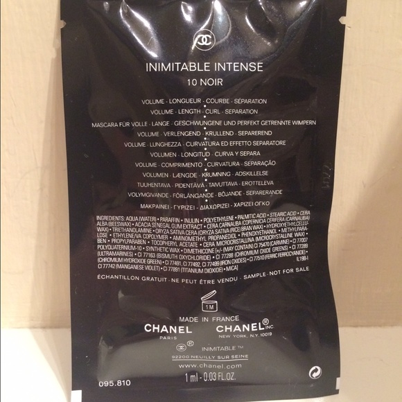 Chanel Inimitable Intense Mascara Sample - Picture 2 of 2