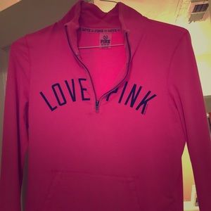 Hot pink - Victoria's Secret PINK zip pullover