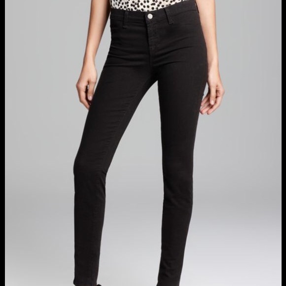 J Brand Mid Rise Super Skinny Jeans