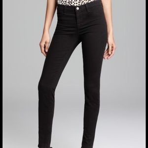 J Brand Mid Rise Super Skinny Jeans