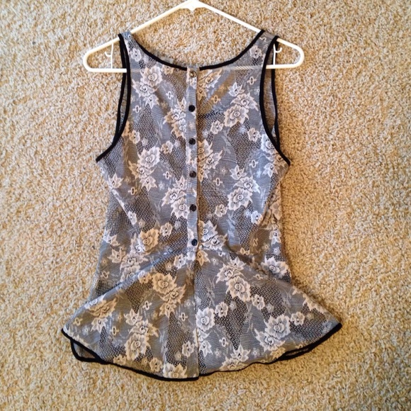 American Rag Peplum Top - Picture 2 of 3