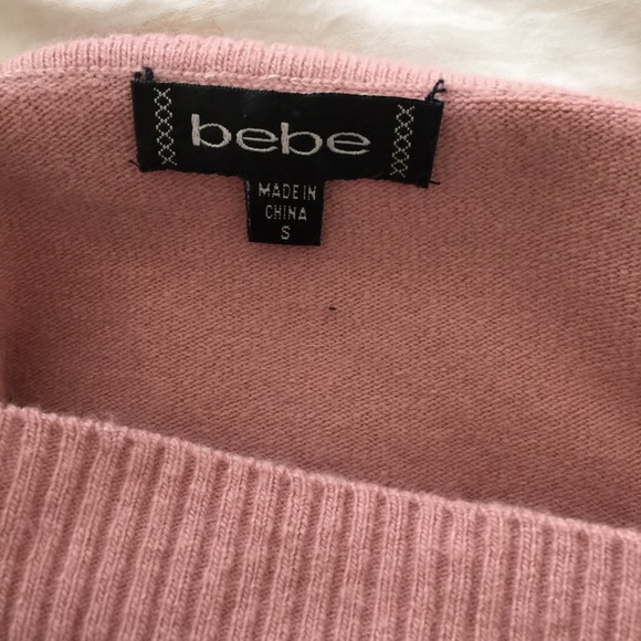 Vintage 90's Bebe soft pink angora sweater set - Picture 1 of 4
