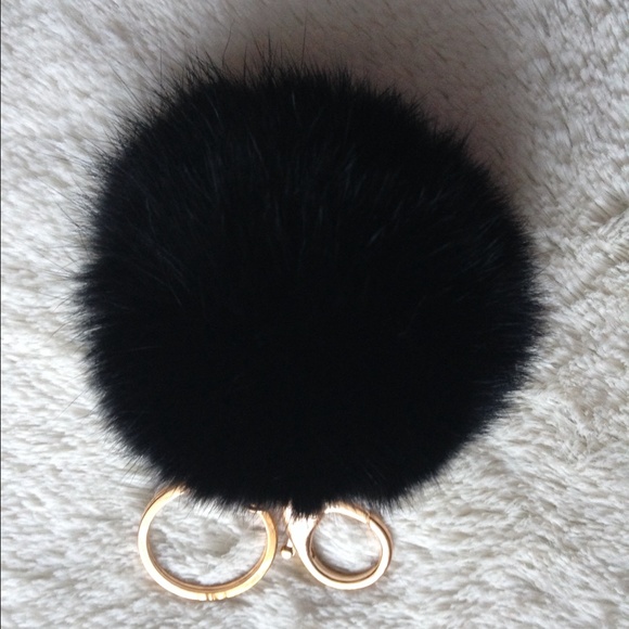 Cloth & Paper Accessories - BLACK Handbag Pouf Charm Poof Puff Cloth & Paper Accessories - BLACK Handbag Pouf Charm Poof Puff
