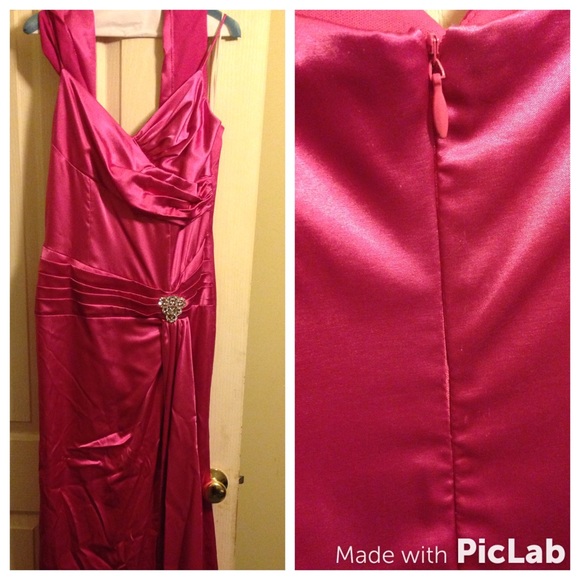 Gorgeous pink prom dress