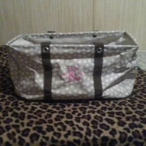 Sold on mercari Big Thirty one monogrammed tote