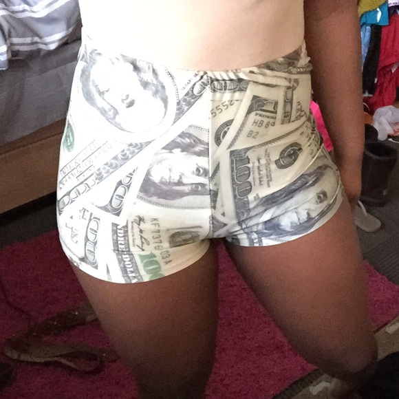 High waist stretch shorts