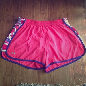 Pink Under Armour Athletic Shorts