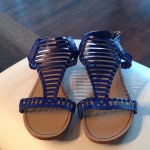 Blue Sandals