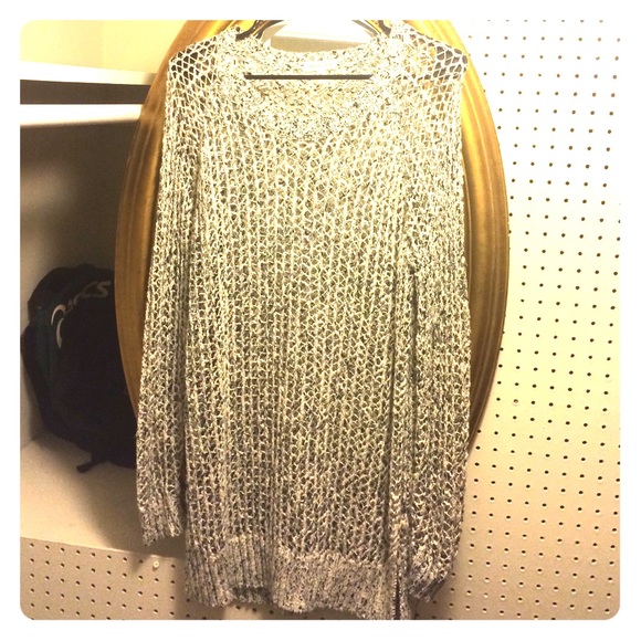 silence + noise loose knit sweater