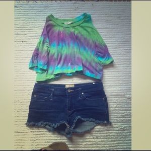 Tie dye crop top