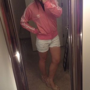 Fitted Women's Adidas track jacket