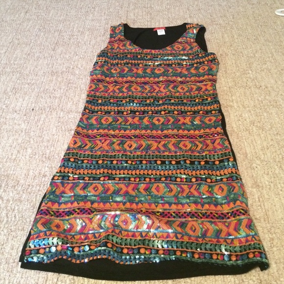 Sequined Body con dress