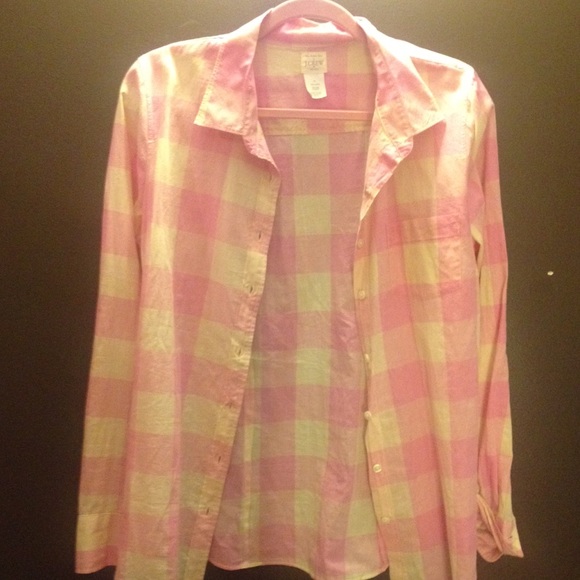Plaid Jcrew Perfect Fit shirt