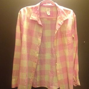 Plaid Jcrew Perfect Fit shirt