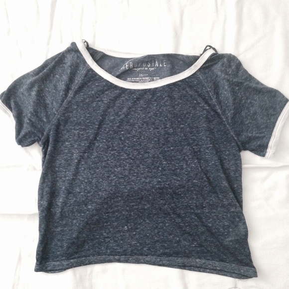 Blue & White Soft Ringer Tee - Picture 2 of 3