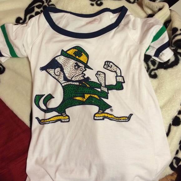 Notre dame sparkly shirt