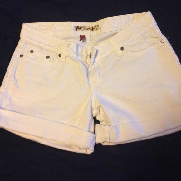 BKE Denim - White Bke Stella shorts