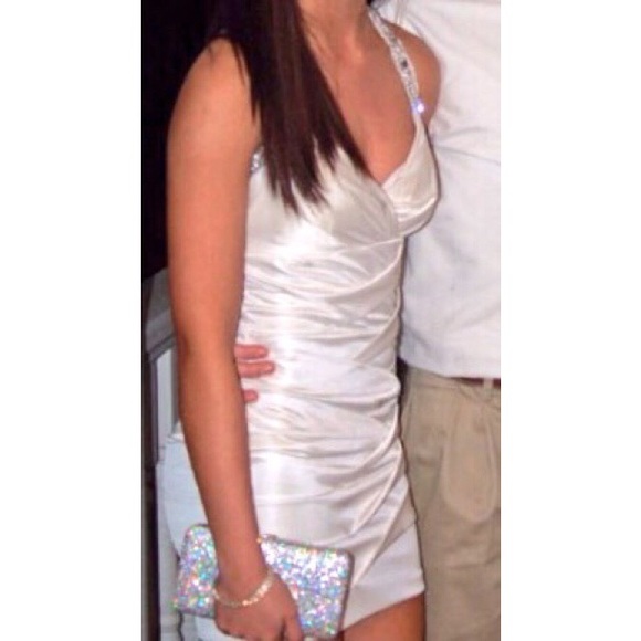 Belk White homecoming/ semi formal dress!!
