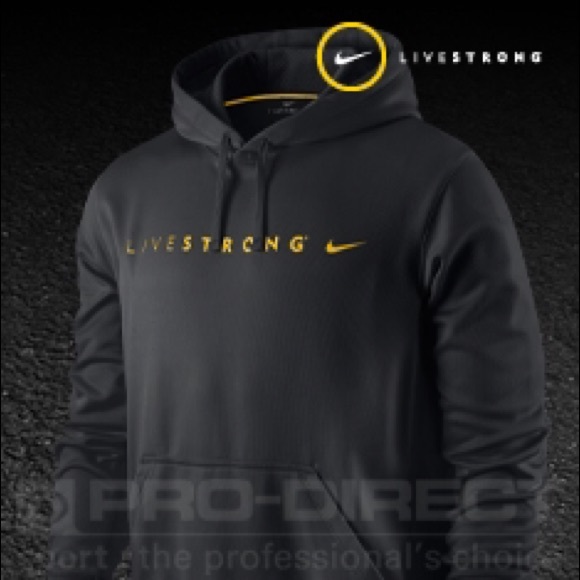 Nike Livestrong KO Hoody V2 - Black/yellow