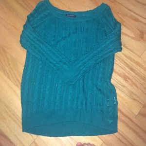 Turquoise American Eagle Sweater