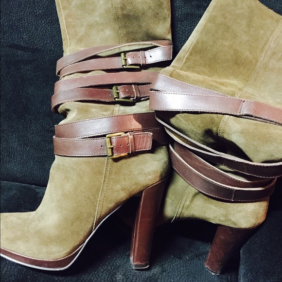 Nine West Leather Suade Boots size 7