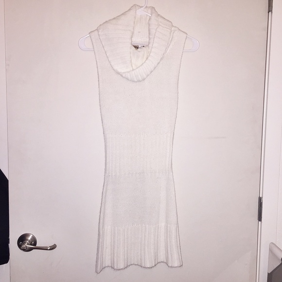 Ivory knitted dress