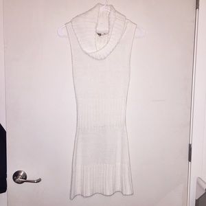 Ivory knitted dress