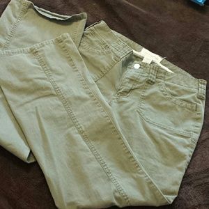 Khaki olive green pants