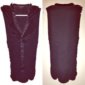 F21 black fitted top