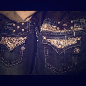 Two Pairs of Miss Me Jeans