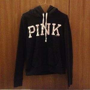 Victoria's Secret Pink Black Hoodie
