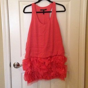 Bcbg orange dress