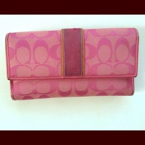 COACH HAMPTIONS signature wallet