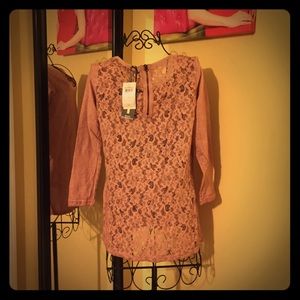 Lace Back Top
