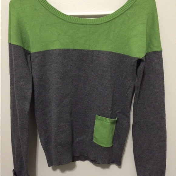 Color block sweater