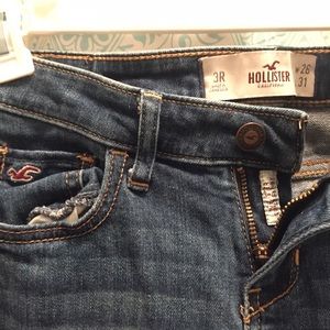 Distressed Hollister "Super Skinny" Jeans