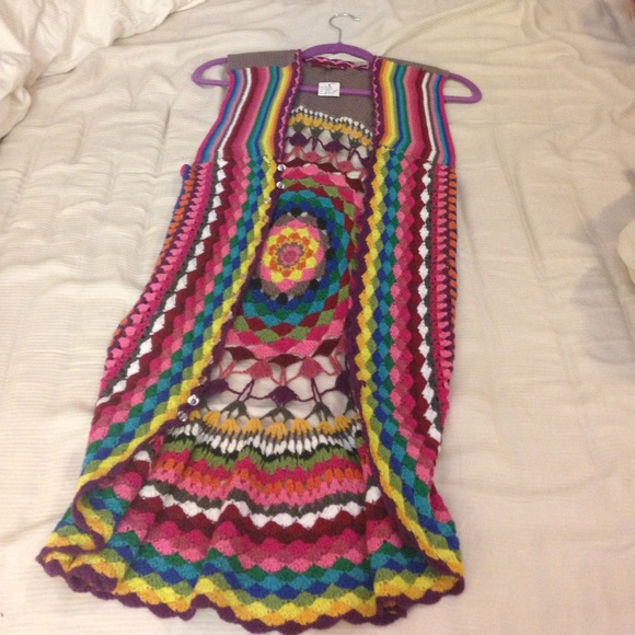 Colorful poncho