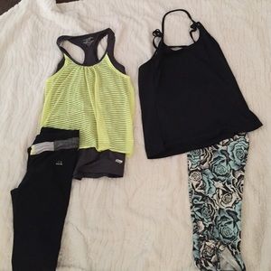 Bundle leggings and tops