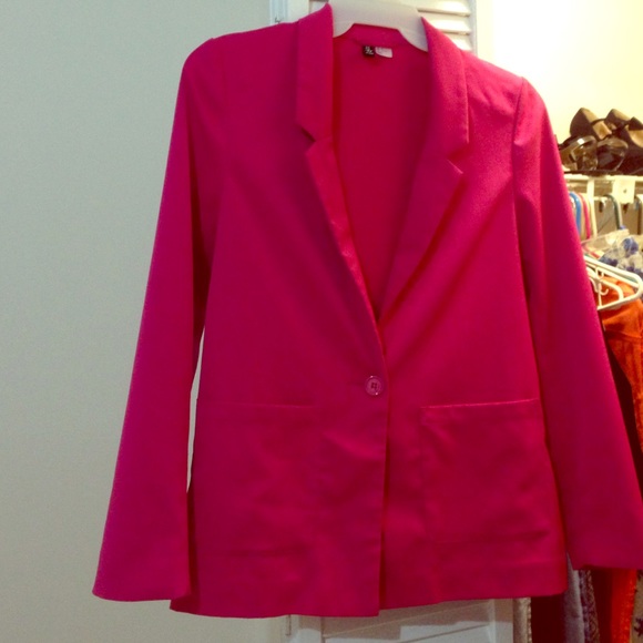 Hot pink blazer