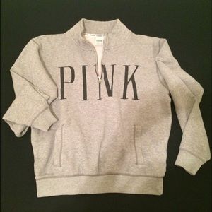 Victoria Secret gray half zip
