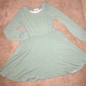 Modcloth Polka Dot Sweater Dress